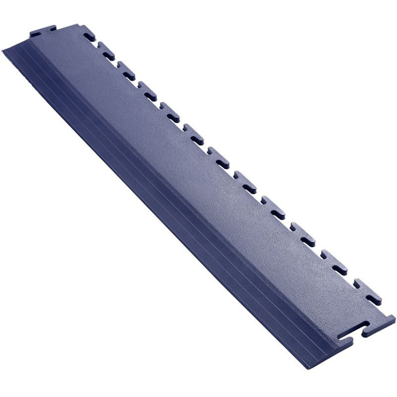 Bordure pour dalle emboitable en PVC 7 mm bleu continue