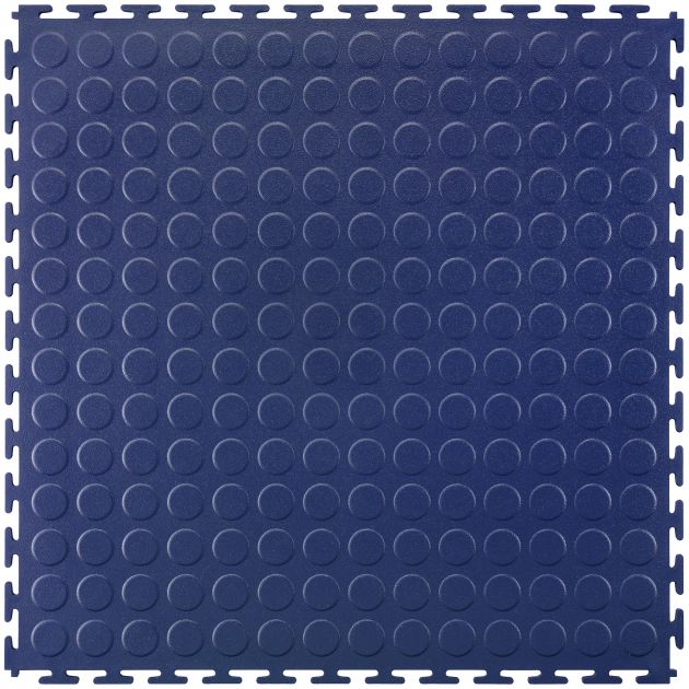 Dalle emboitable en PVC 5 mm bleu face