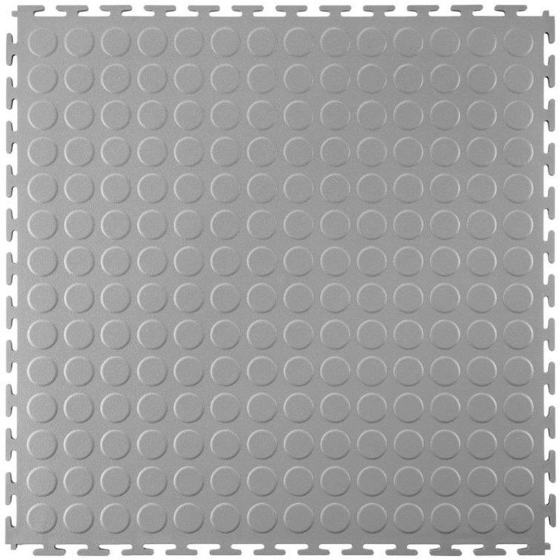 Dalle emboitable en PVC 5 mm gris clair face