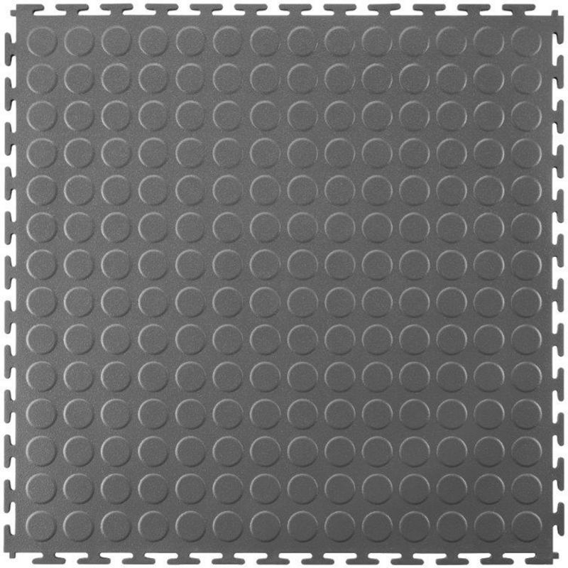 Dalle emboitable en PVC 5 mm gris face