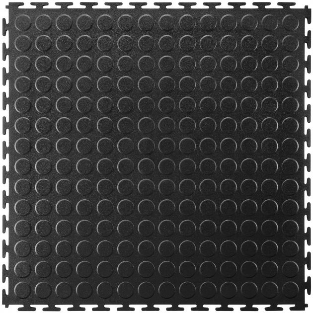 Dalle emboitable en PVC 5 mm noir face