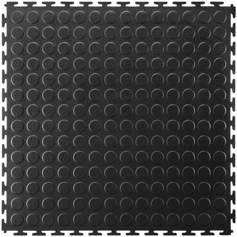 Dalle emboitable en PVC 5 mm noir face