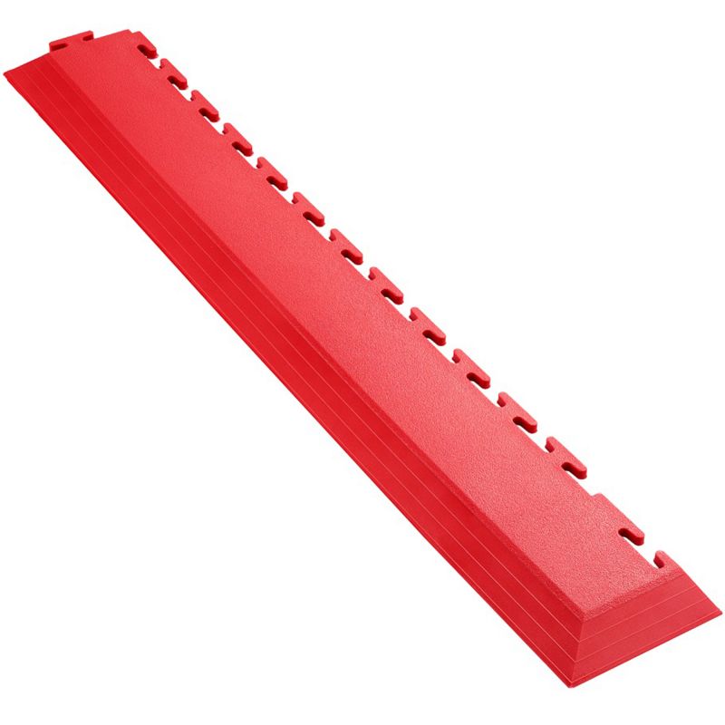 Bordure pour dalle emboitable en PVC 5 mm rouge angle