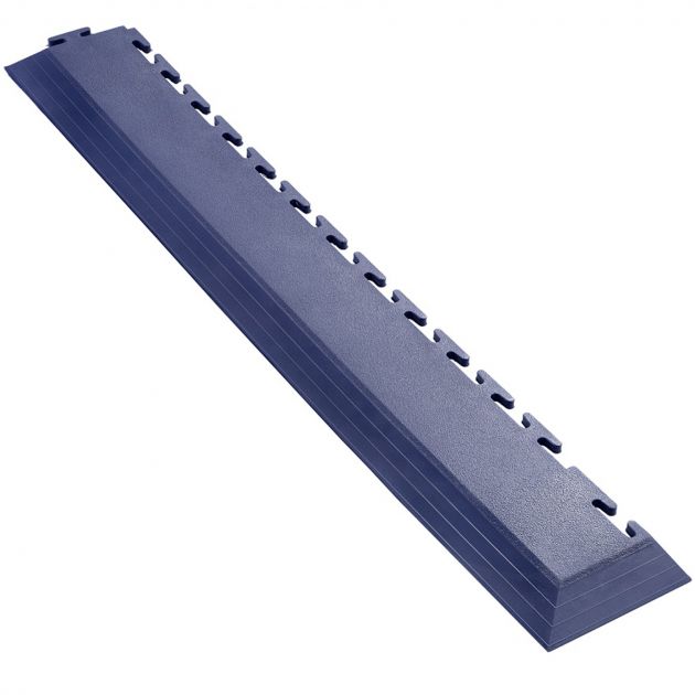 Bordure pour dalle emboitable en PVC 5 mm bleu angle