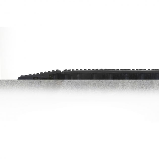 Dalle en vinyle épaisseur 13 mm noir epaisseur