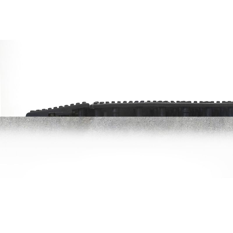 Dalle en vinyle épaisseur 13 mm noir epaisseur