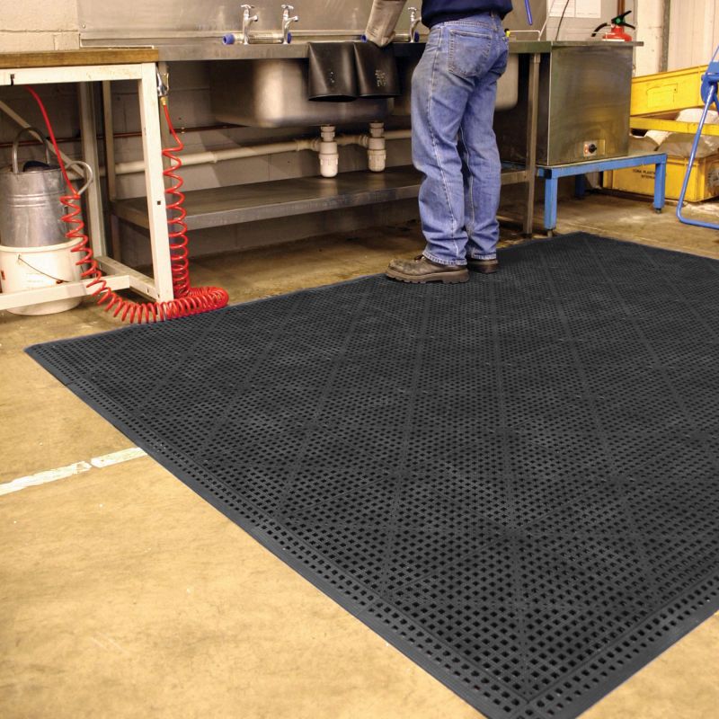 Dalle en vinyle épaisseur 13 mm noir ambiance