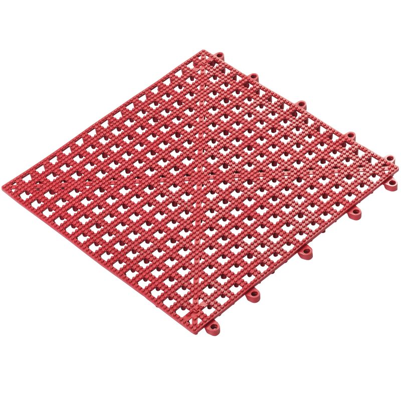 Dalle en vinyle épaisseur 13 mm rouge