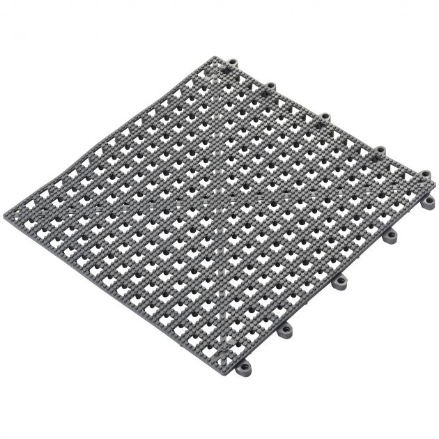 Dalle en vinyle épaisseur 13 mm gris