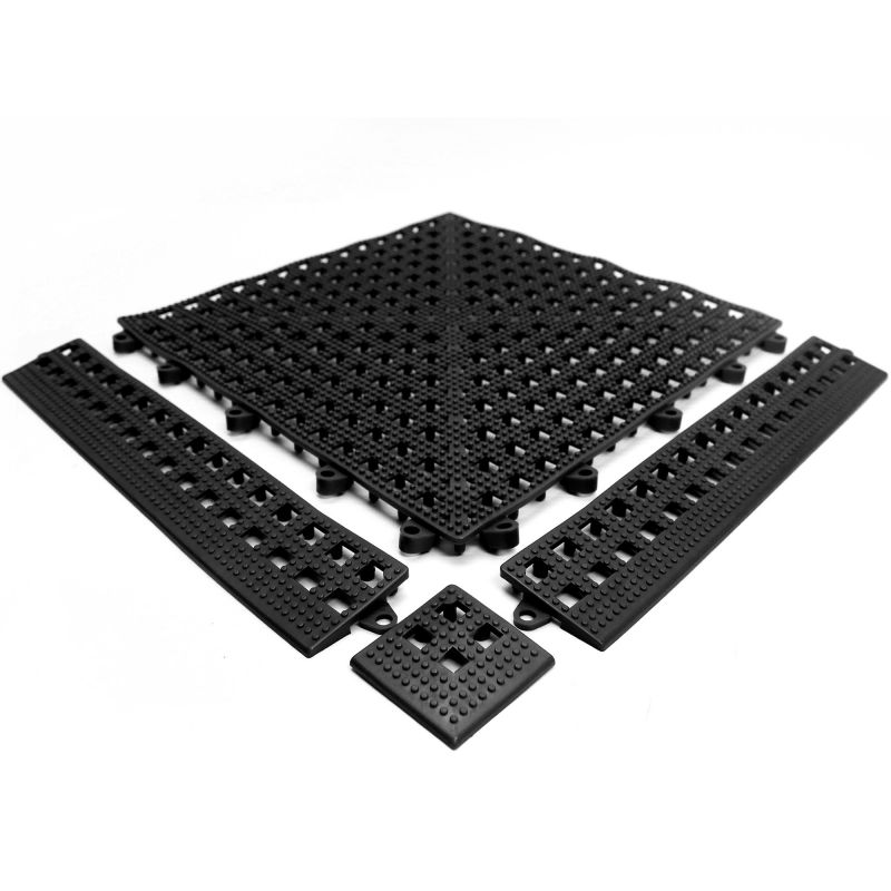 Bordure pour dalle en vinyle épaisseur 13 mm noir