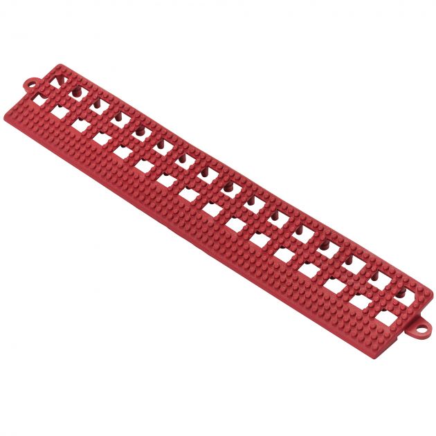 Bordure pour dalle en vinyle épaisseur 13 mm rouge femelle