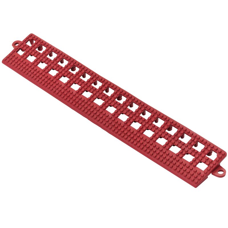 Bordure pour dalle en vinyle épaisseur 13 mm rouge femelle