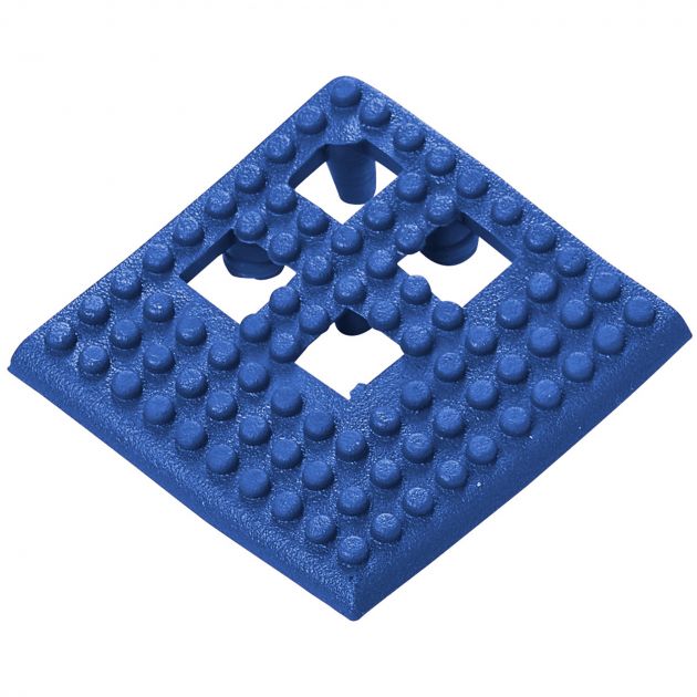 Bordure en angle pour dalle en vinyle épaisseur 13 mm bleu