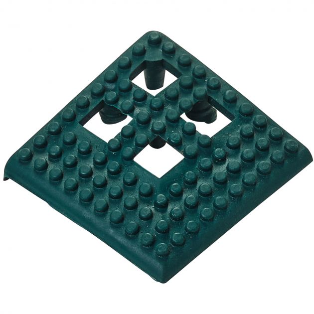 Bordure en angle pour dalle en vinyle épaisseur 13 mm vert