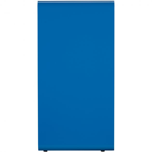 Poubelle de tri en métal gris Cubatri papier coté