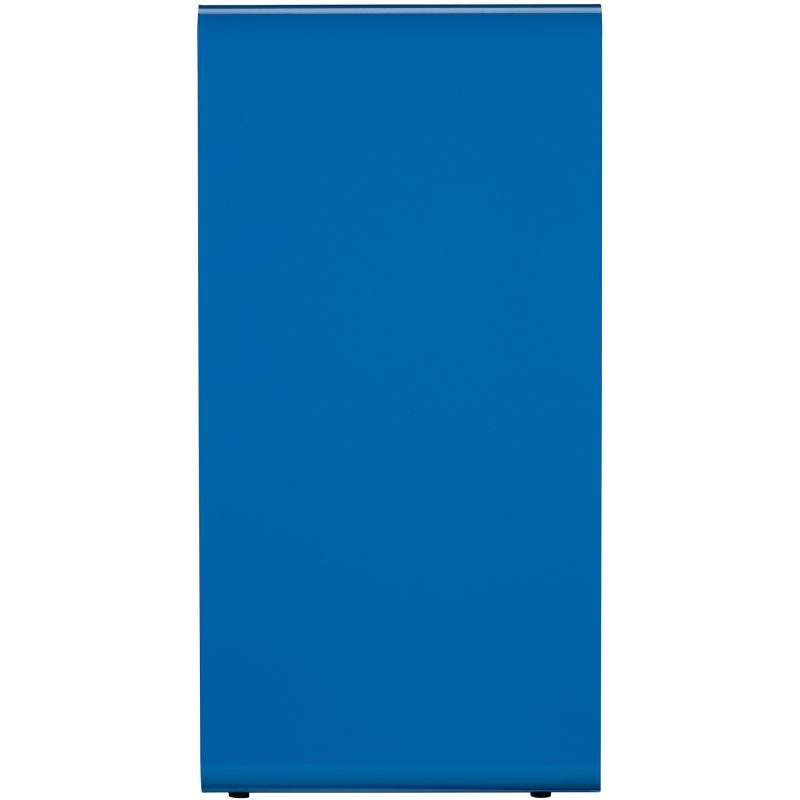 Poubelle de tri en métal gris Cubatri papier coté