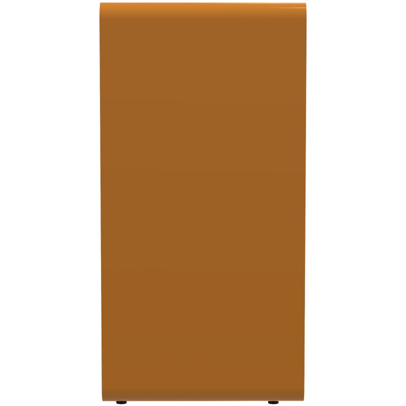 Poubelle de tri en métal gris Cubatri cartouches d'encre coté