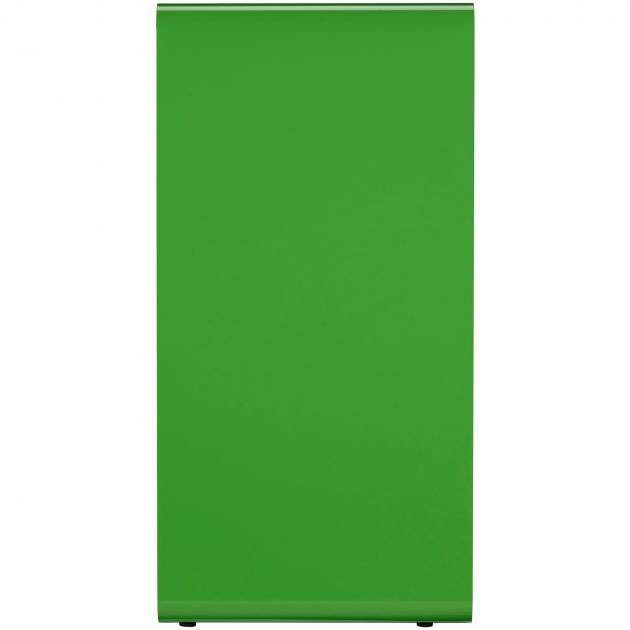 Poubelle de tri en métal gris Cubatri verre coté