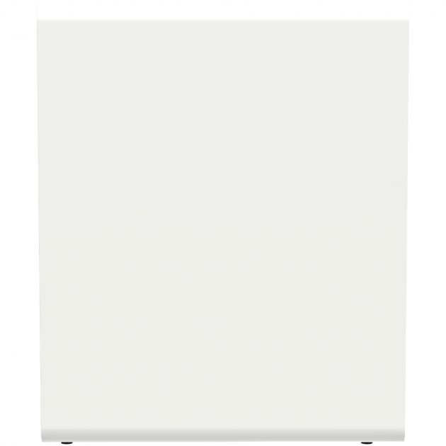 Poubelle de tri en métal gris Cubatri gobelet 65L/90L coté