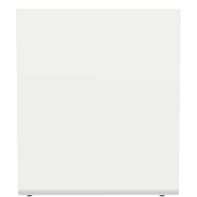 Poubelle de tri en métal gris Cubatri gobelet 65L/90L coté