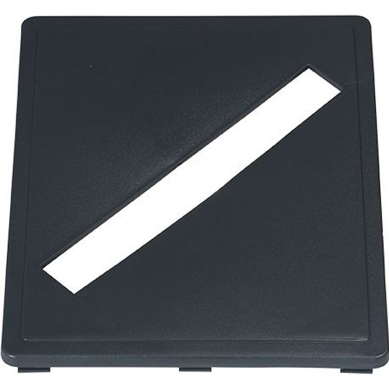 Ouverture fente pour poubelle de tri sélectif