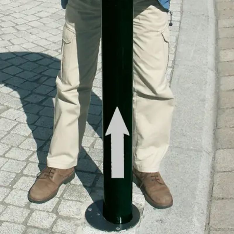 Système amovible pour potelets serrubloc® 21 explication