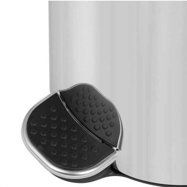 COLLECTEUR à pédale 3L métal zoom pédale gris