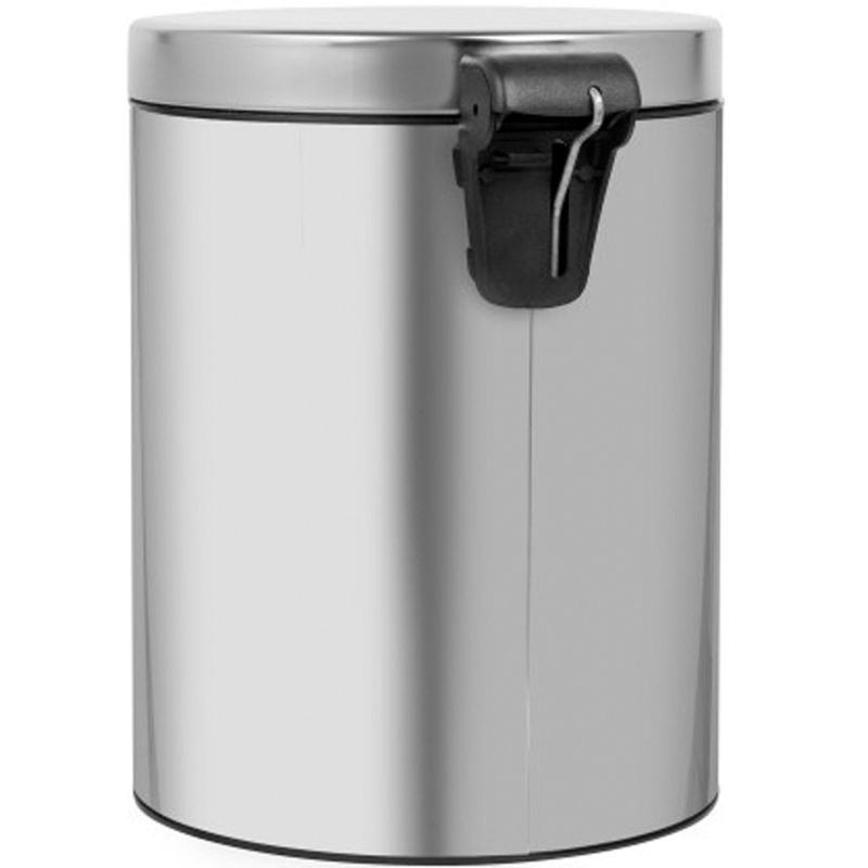 COLLECTEUR à pédale 5L métal dos gris