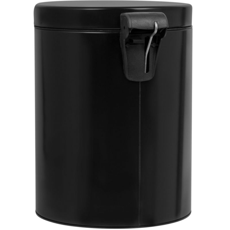 COLLECTEUR à pédale 5L métal dos noir 