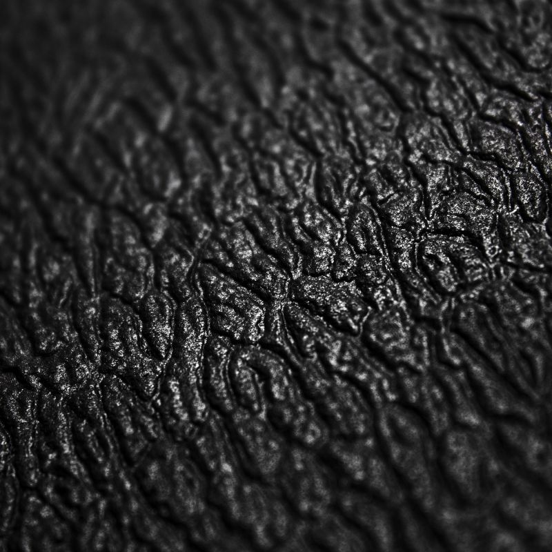 Tapis orthomat standard 9,5 mm sur mesure noir texture