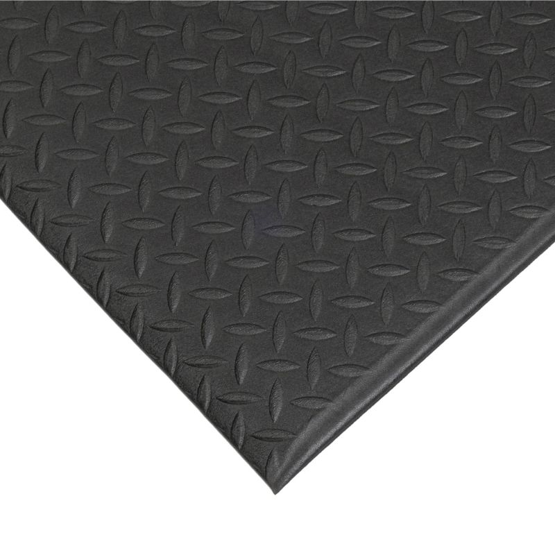 Tapis diamond orthomat standard 9,5 mm sur mesure noir coin