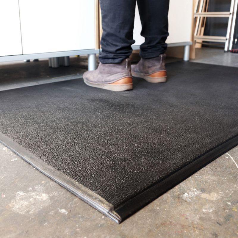 Tapis orthomat premium 12,5 mm noir sur mesure ambiance pieds