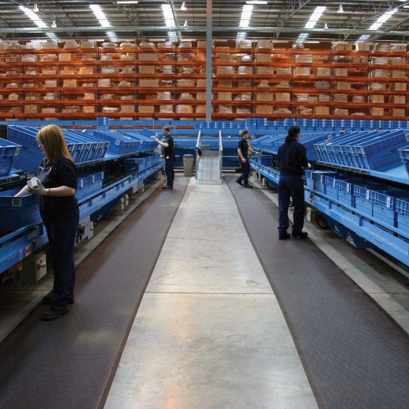 Tapis orthomat premium 12,5 mm noir sur mesure entrepot