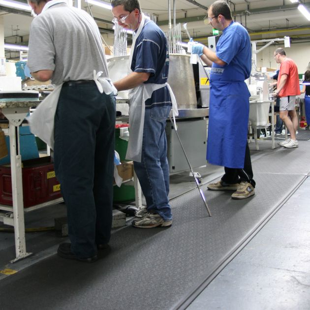 Tapis orthomat premium 12,5 mm noir sur mesure cuisine