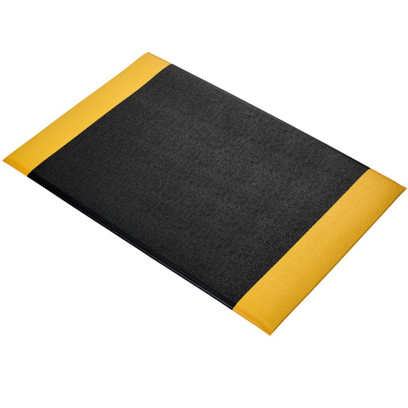Tapis orthomat premium 12,5 mm jaune et noir sur mesure