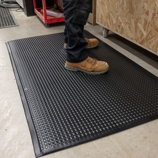 Tapis à bulle orthomat premium 12,5 mm sur mesure noir ambiance