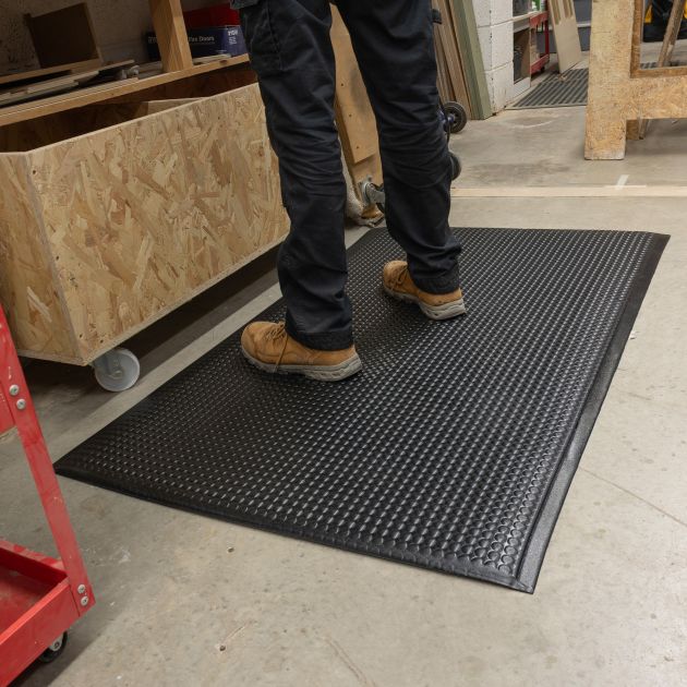 Tapis à bulle orthomat premium 12,5 mm sur mesure noir pieds