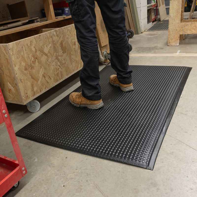 Tapis à bulle orthomat premium 12,5 mm sur mesure noir pieds