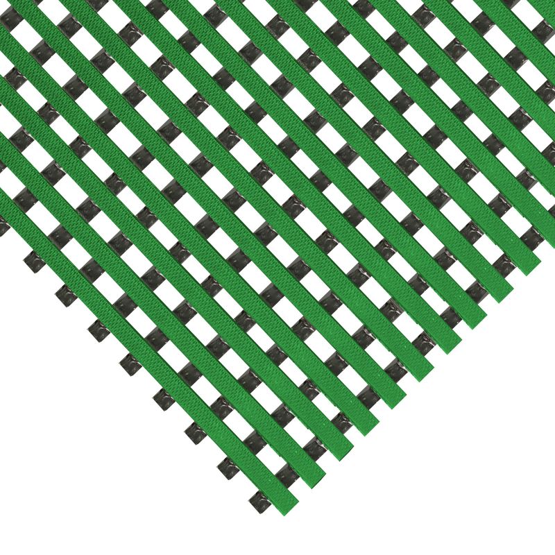 Tapis spécial milieu humide (piscine, douche, vestiaire) 15 mm sur mesure vert focus
