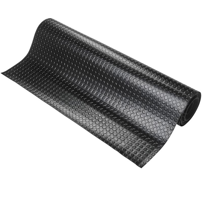 Tapis caoutchouc pastilles nitrile noir rouleau sur mesure noir