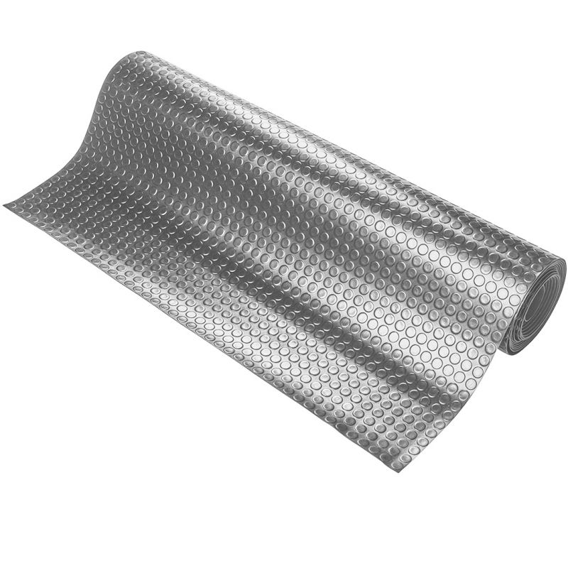 Tapis caoutchouc pastilles nitrile noir rouleau sur mesure gris