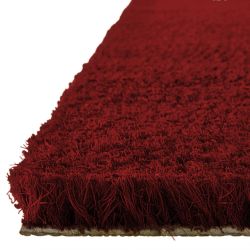 Tapis coco couleur sur mesure PMR premium Rouge 17 mm