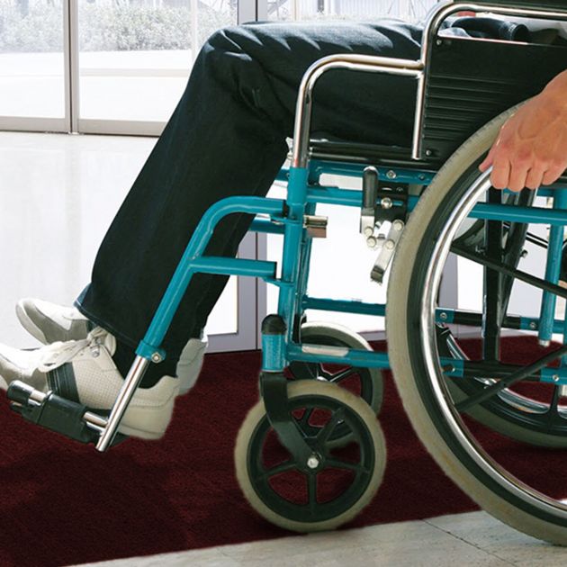 Tapis coco Dencity sur mesure rouge PMR