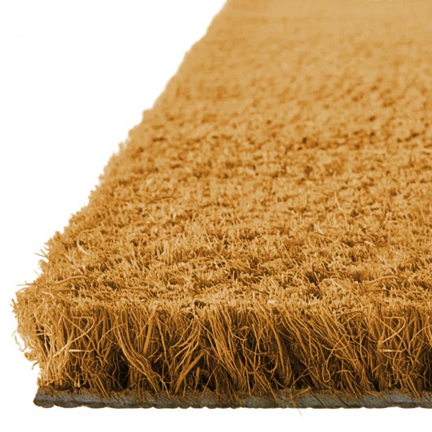 Tapis coco Dencity sur mesure marron clair