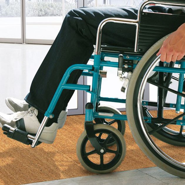 Tapis coco Dencity sur mesure marron clair PMR