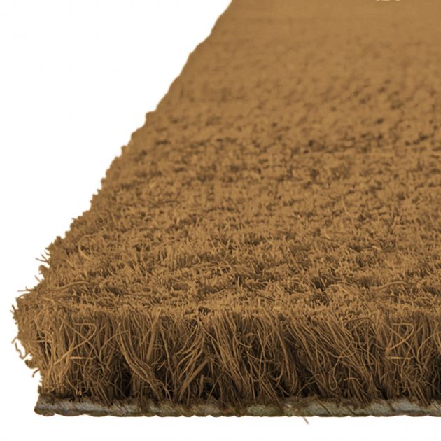 Tapis coco Dencity sur mesure marron