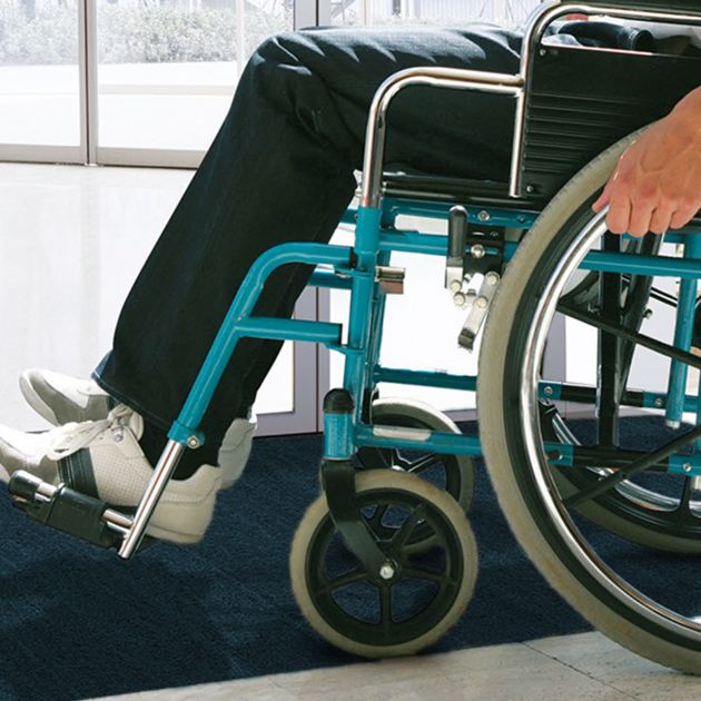 Tapis coco Dencity sur mesure bleu PMR