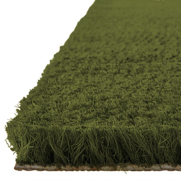 Tapis coco Dencity sur mesure vert