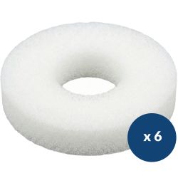 Kit tampons à récurer blancs PUDU SH1 lot de 6