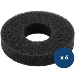 Kit tampons à récurer noirs PUDU SH1 lot de 6